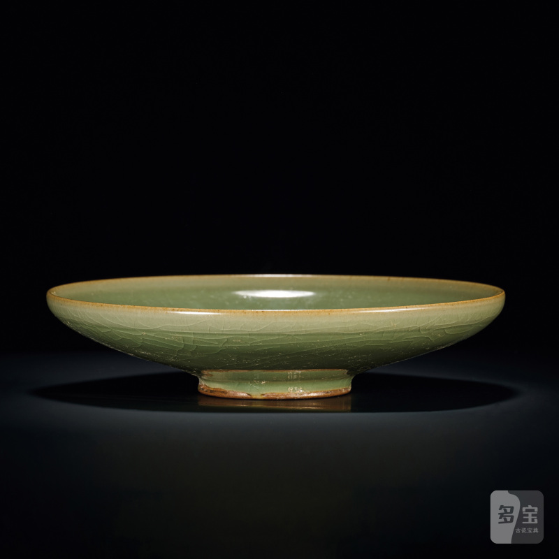 明 青磁盘